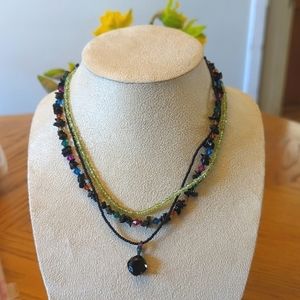 Rare SORRELLI Multicolor Necklace